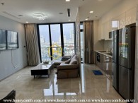 Convenient apartment with sun-filled balcony for rent in Vinhomes Golden River