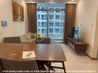 Try minimalist style with this furnished apartment for lease in Vinhomes Central Park