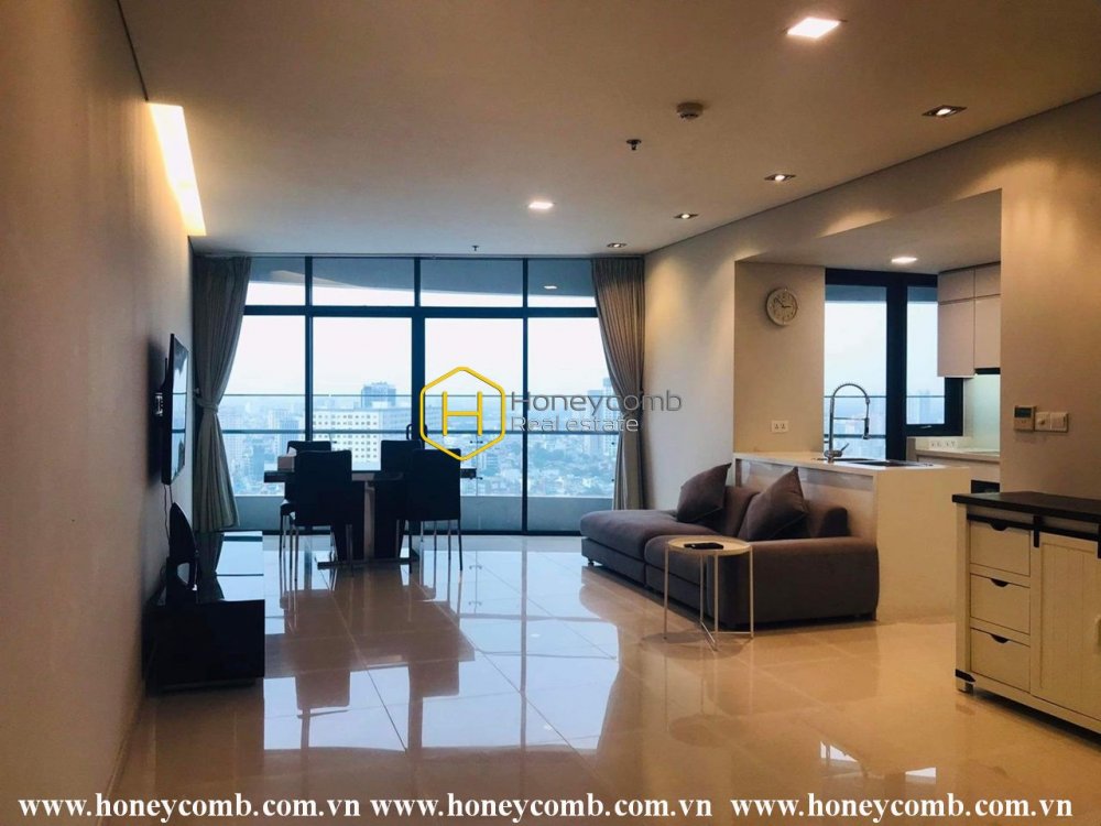 Căn hộ City Garden sang trọng với tông màu trắng quý phái