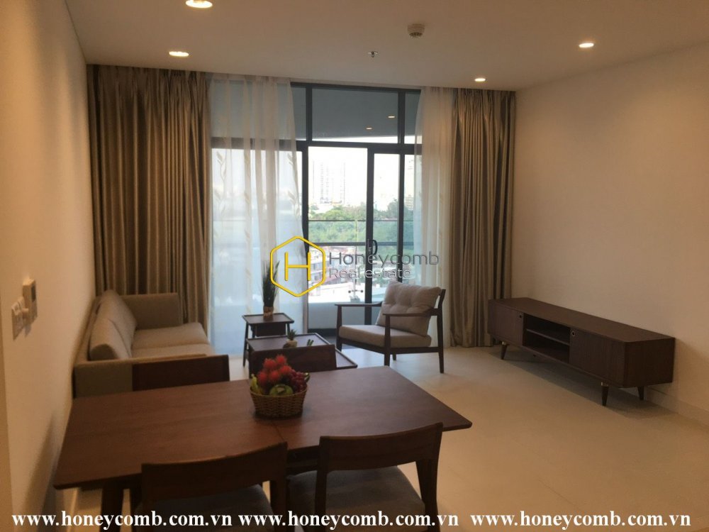 Căn hộ 1 phòng ngủ với nội thất mới toanh cho thuê tại City Garden