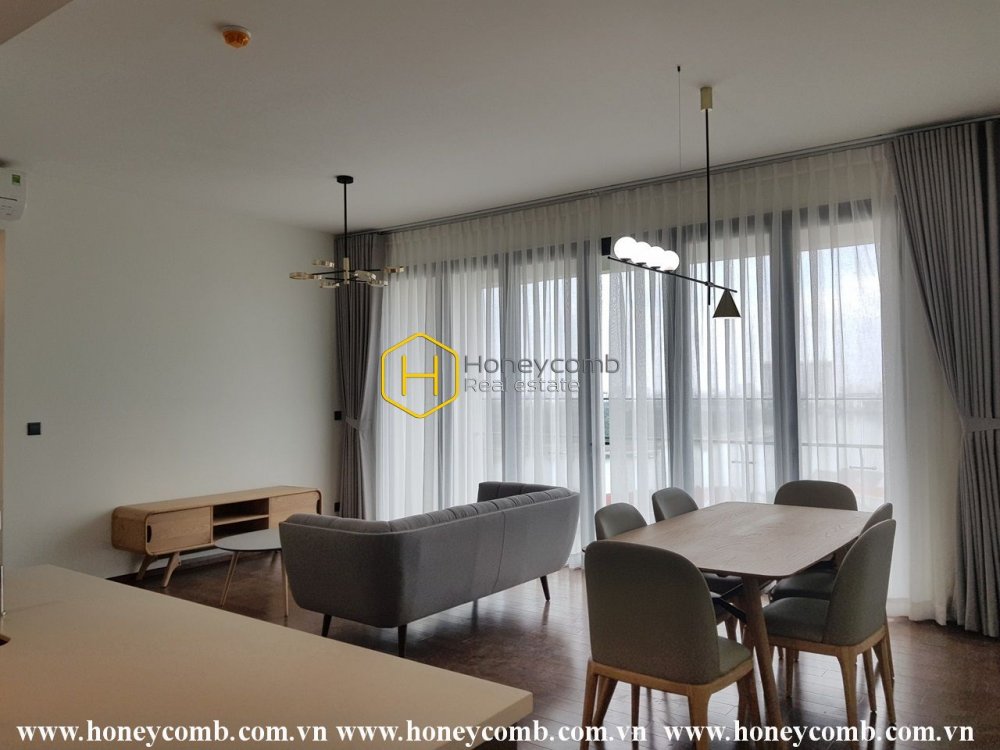 Cho thuê căn hộ D ' Edge cao cấp với tông màu sắc sảo