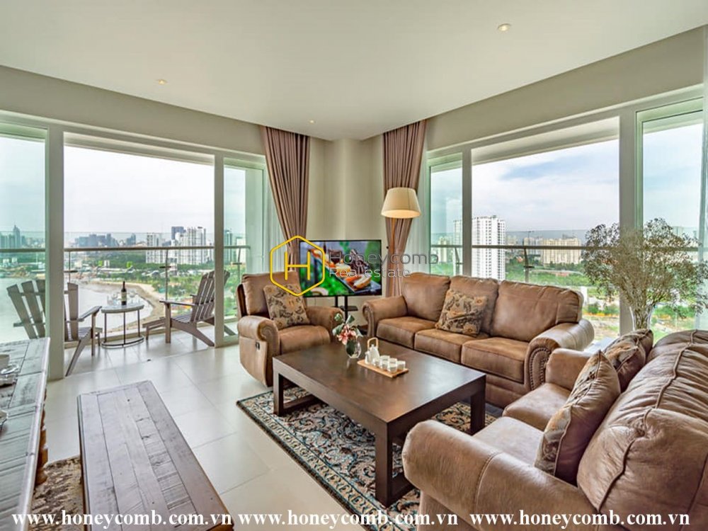 Căn hộ cực kì rộng rãi với thiết kế ấn tượng cho thuê tại Diamond Island