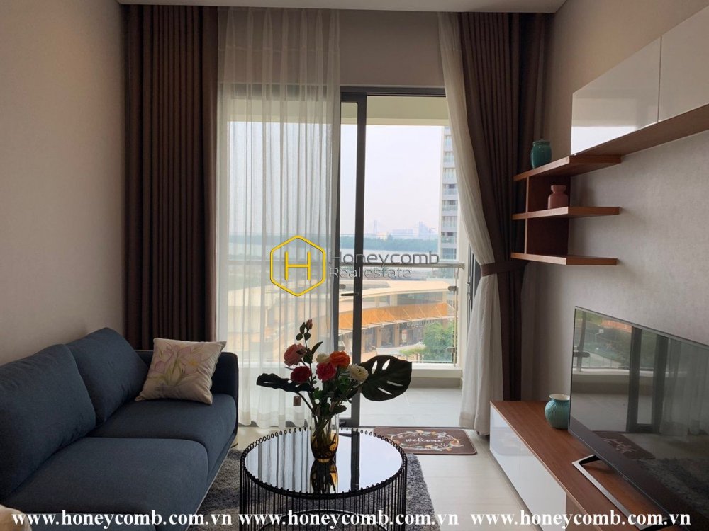 Căn hộ nội thất đầy đủ với thiết kế hiện đại tại Diamond Island cho thuê