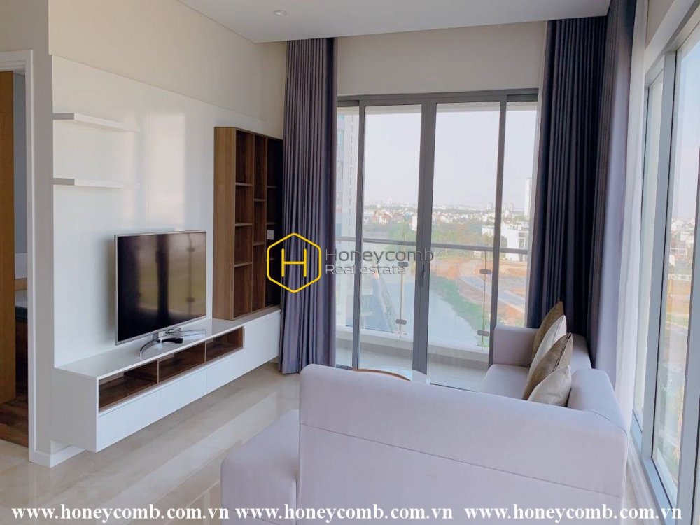 Căn hộ thiết kế rộng rãi và đầy màu sắc cho thuê tại Diamond Island