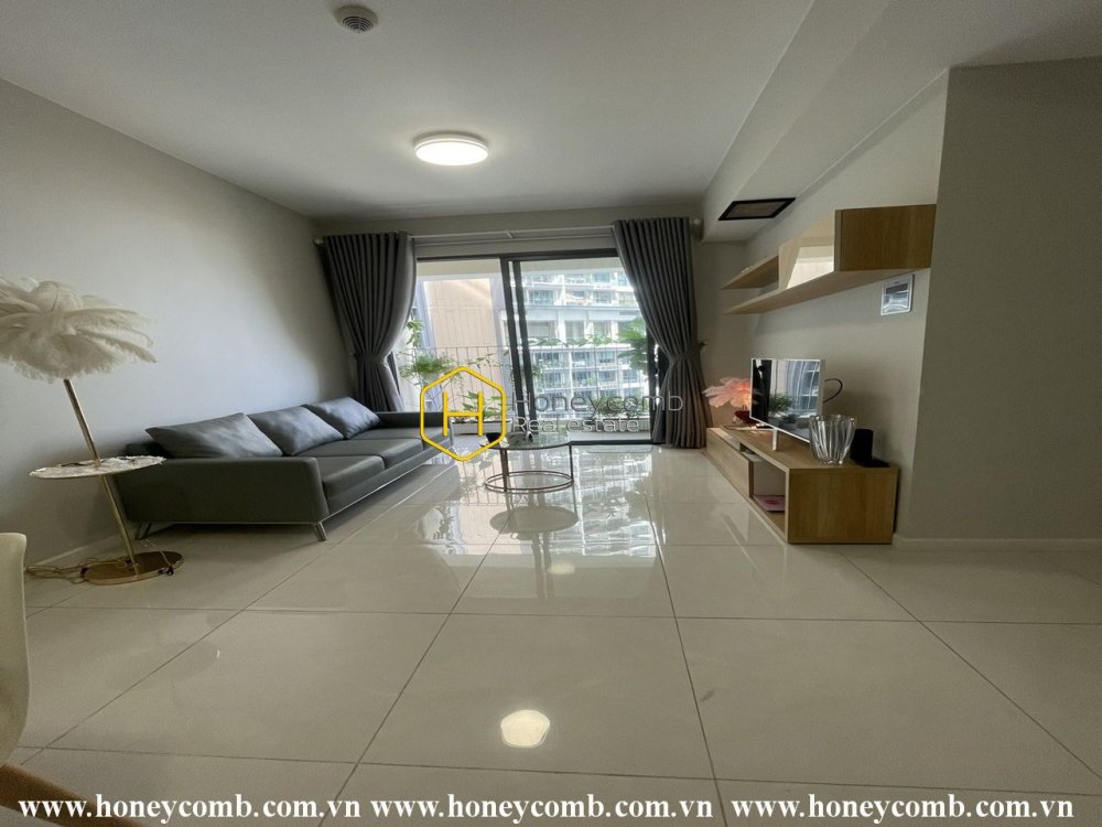 Harmonious colors and clear layout are the highlights of this Masteri An Phu apartment