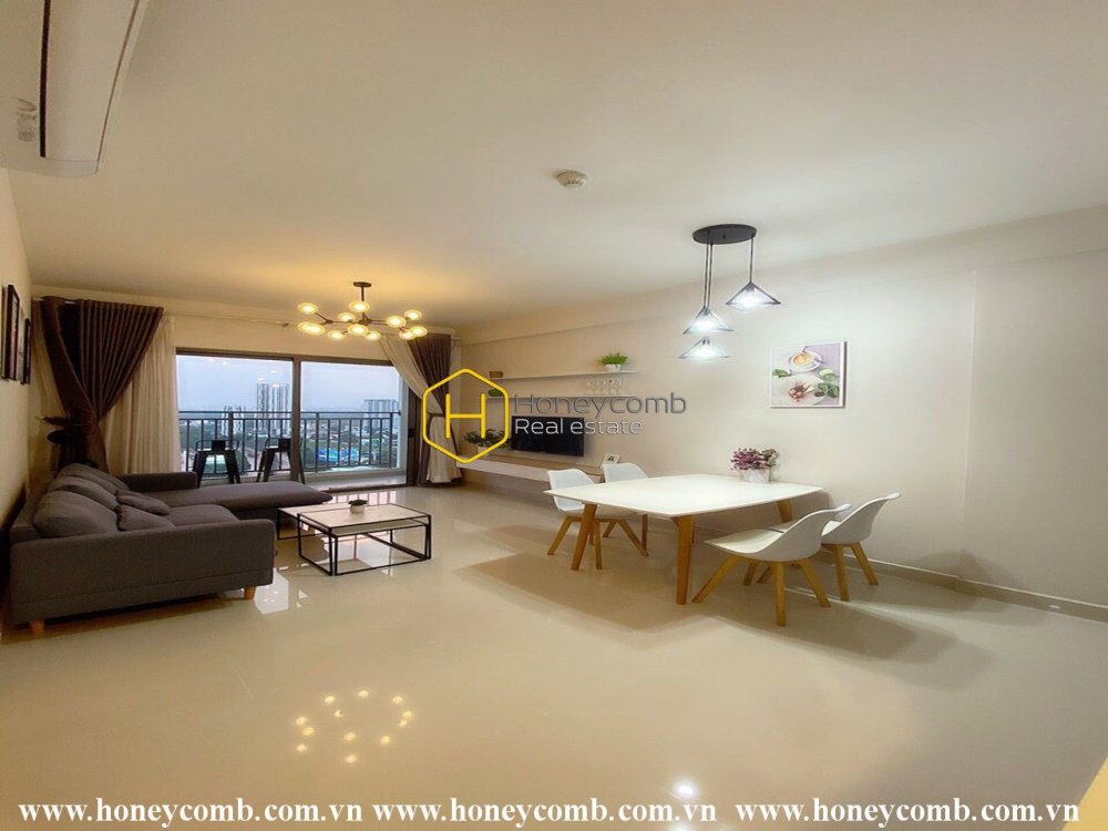 Relax and spend fun time with your beloved ones in The Sun Avenue apartment