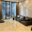 A chic apartment with brilliant accent wall corners in Vinhomes Golden River is now for rent