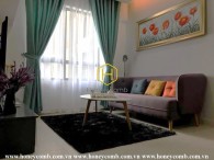 Căn hộ 2 phòng ngủ với tông màu mượt mà và tao nhã cho thuê tại Masteri Thảo Điền