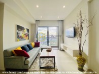 Fully-furnished apartment with dreamy design for rent in Masteri Thao Dien