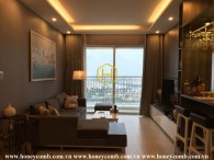An impressively designed apartment with airy river view for rent in Tropic Garden