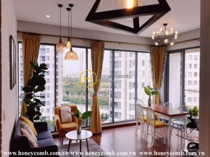 Căn hộ có view bể bơi và nội thất độc đáo đang cho thuê tại Diamond Island