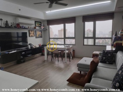 Spacious apartment with minimalist design for rent in Masteri Thao Dien