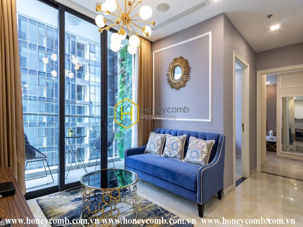 Căn hộ 2 phòng ngủ với phong cách hoàng gia cho thuê tại Vinhomes Golden River