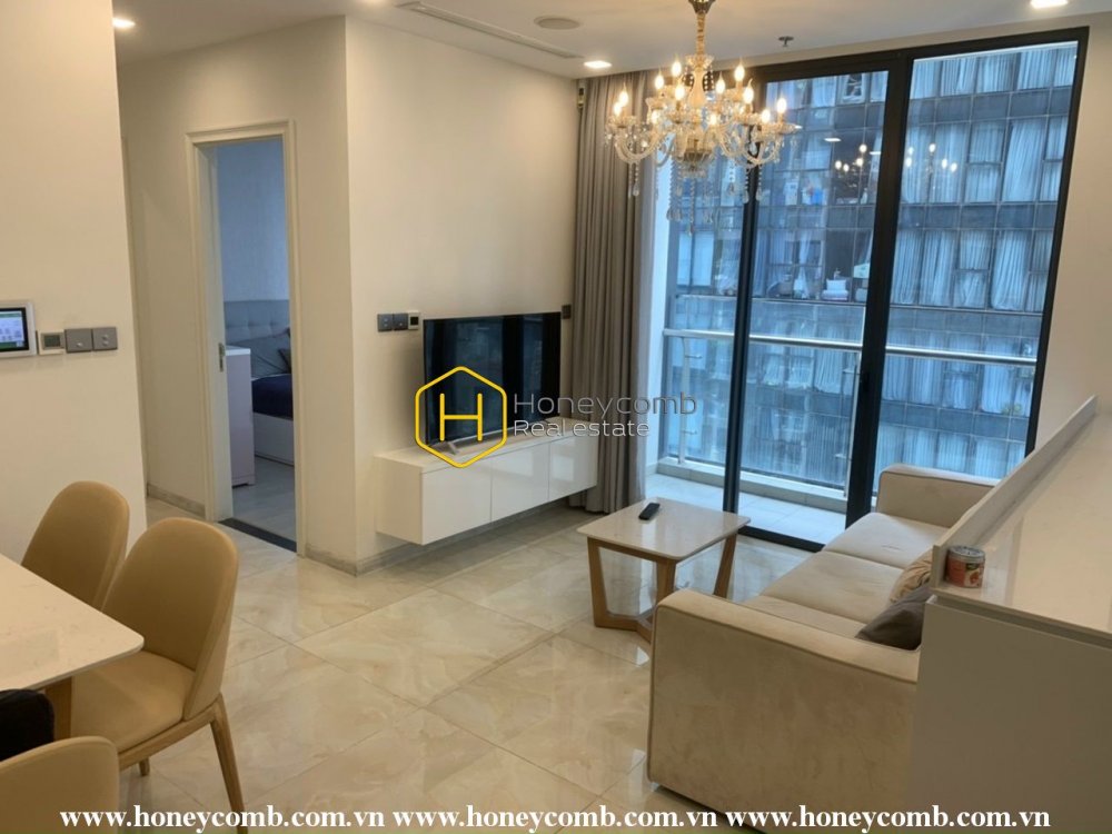 Một sự kết hợp hoàn hảo giữa phong cách thành thị và tông màu trắng ở Vinhomes Golden River