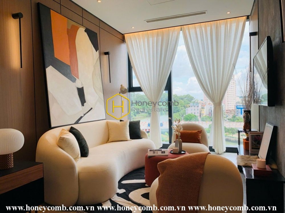 This alluring Vinhomes Golden River apartment brings a high artistic value