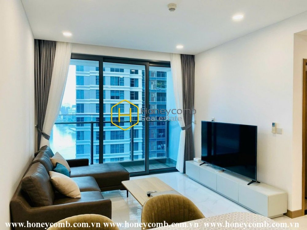 Bạn sẽ không thể hình dung được sẽ tuyệt  thế nào khi sống trong căn hộ Sunwah Pearl ấn tượng này đâu