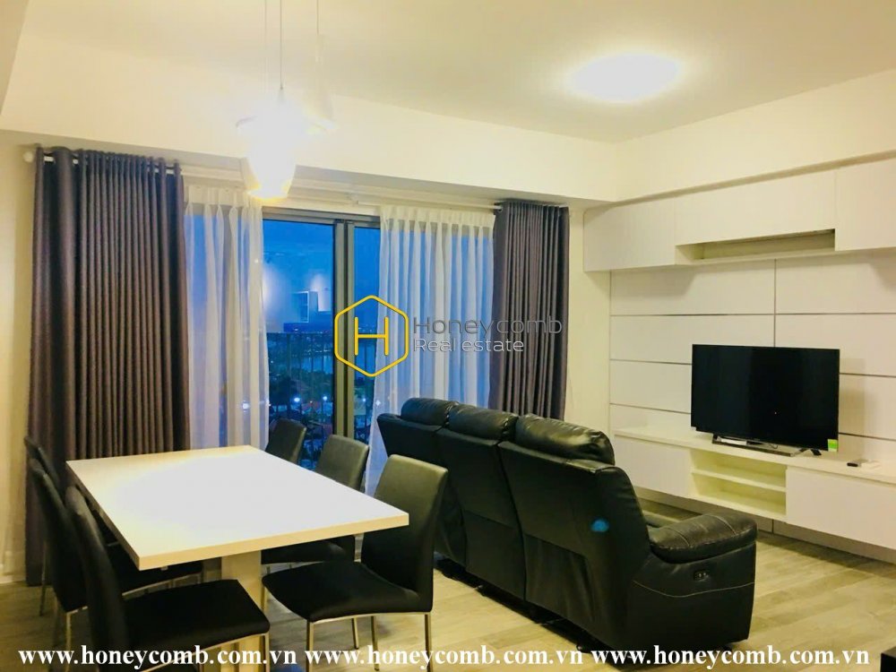 Căn hộ Masteri Thao Dien tinh tế với gam màu các gam màu tối tương phản