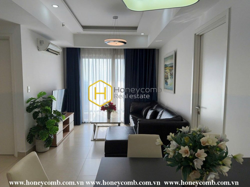Căn hộ 2 phòng ngủ với đồ trang trí sang trọng với tầm nhìn ra sông tại Masteri Thảo Điền cho thuê