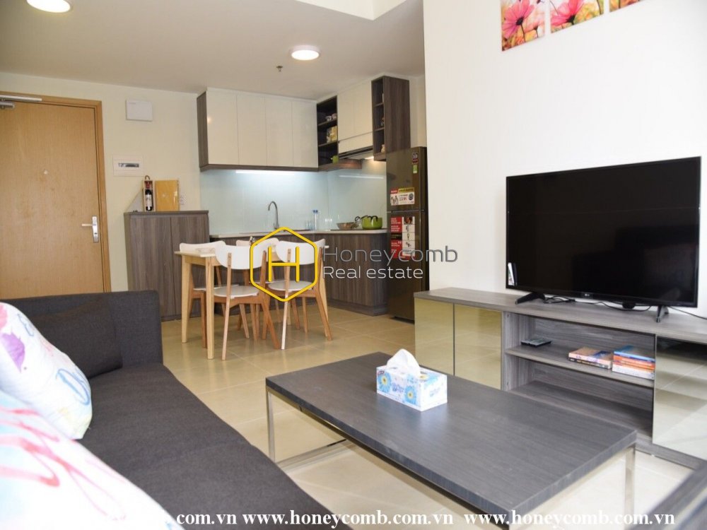 Căn hộ 1 phòng ngủ lầu cao cho thuê ở Masteri Thảo Điền