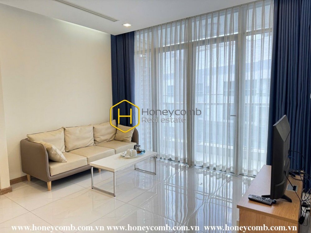 A lavish apartment in Vinhomes Central Park represents for comtemporary architecture