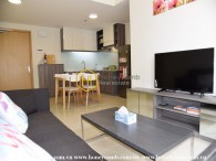 One bedroom apartment at high floor in Masteri Thao Dien for rent