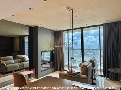 A rustic design with essential furnishings in this rental apartment at Thao Dien Green